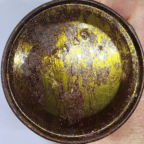 Vintage 1950'S CALUMET Double-Acting Baking Powder Tin Can 1/2 lb. N.Y. USA - Picture 12 of 13